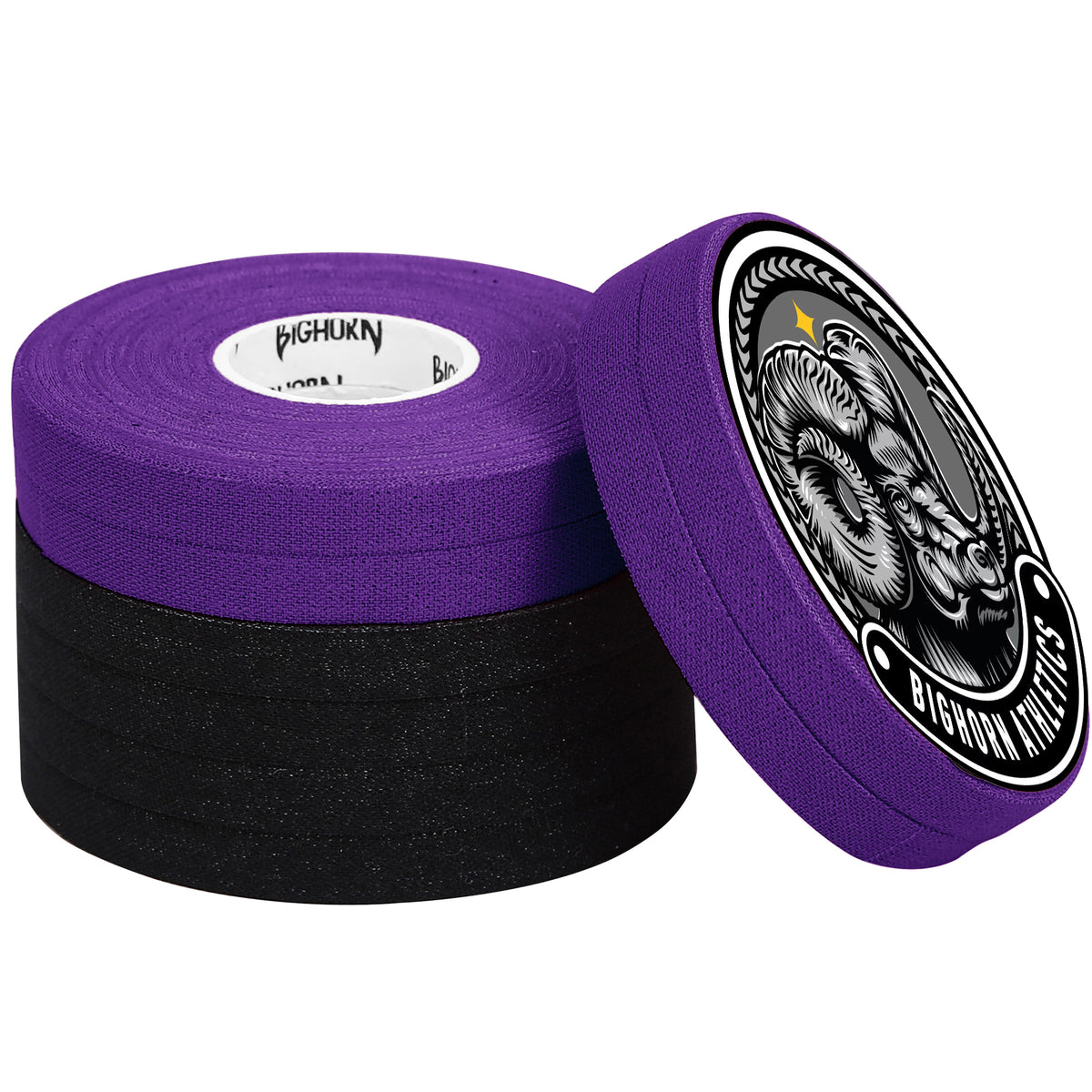 Jiu Jitsu Finger Tape, 8-Rolls, Black & Purple