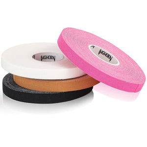 Premium Competition Finger Tape, 4-Rolls, Black, White, Pink, Nude